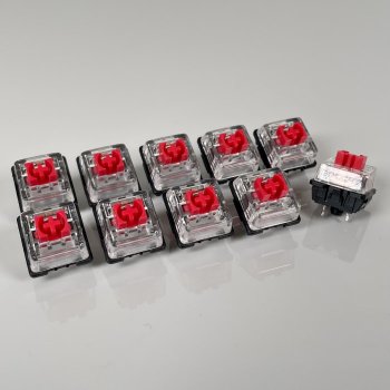 10x TTC Linear Mechanische Switches/ Schalter red/rot für Roccat Vulcan Aimo Ersatzteil